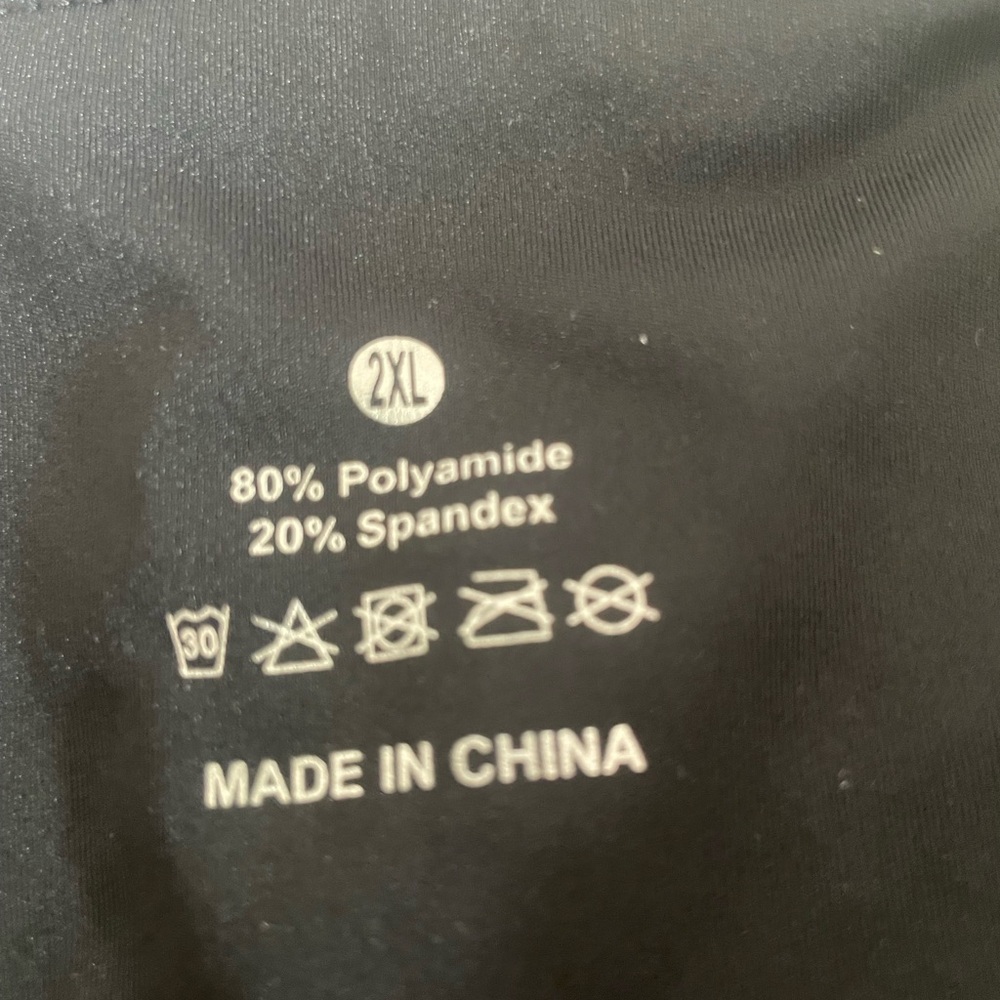 2XL Black leggings